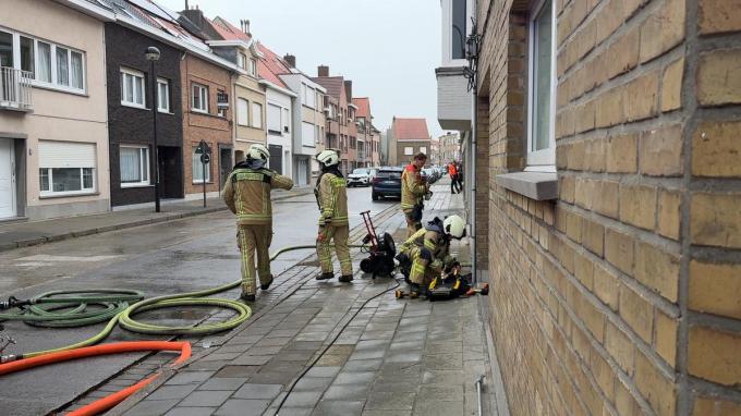 Brandweer en hulpdiensten kwamen massaal ter plaatse naar de Albrecht Rodenbachstraat.
