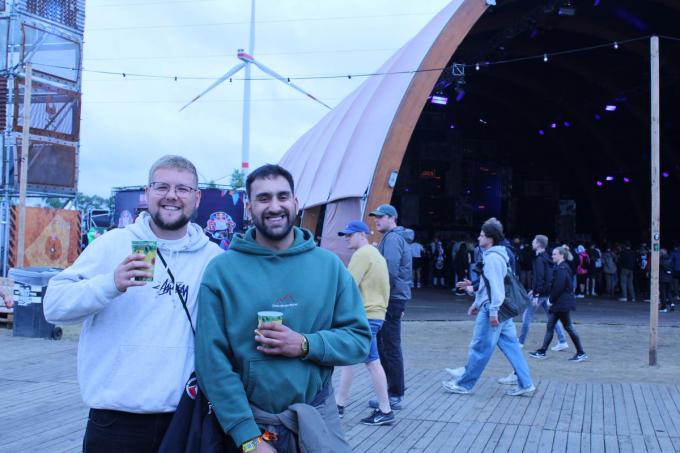 Thomas De Block (links) en Denis David alias Fusion uit Izegem