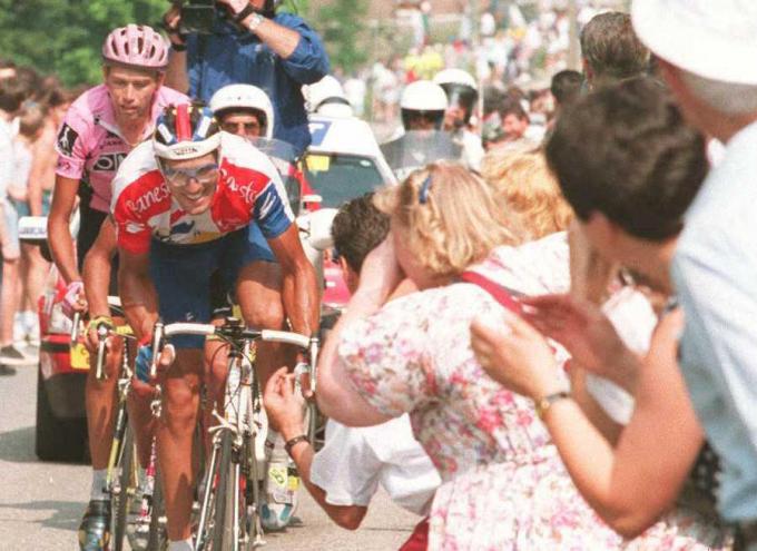 “Eén missie had ik: zolang mogelijk in het spoor van Indurain blijven en indien mogelijk de rit pakken”, vertelt Bruyneel.