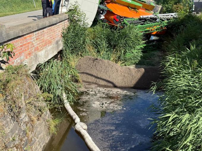 Het ongeval gebeurde vlakbij het kruispunt van de W. Coberghestraat en de Noordmoerstraat.