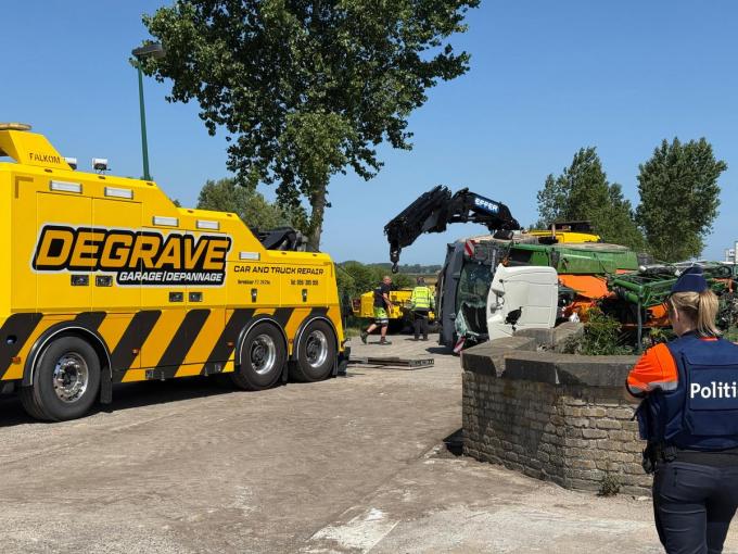 Er werden duikers opgeroepen, maar zij hoefden uiteindelijk niet tussen te komen.