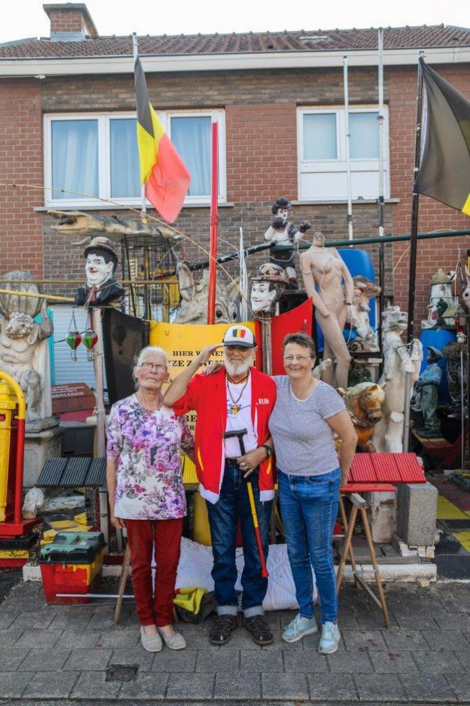 De voortuin moet deels geruimd worden.