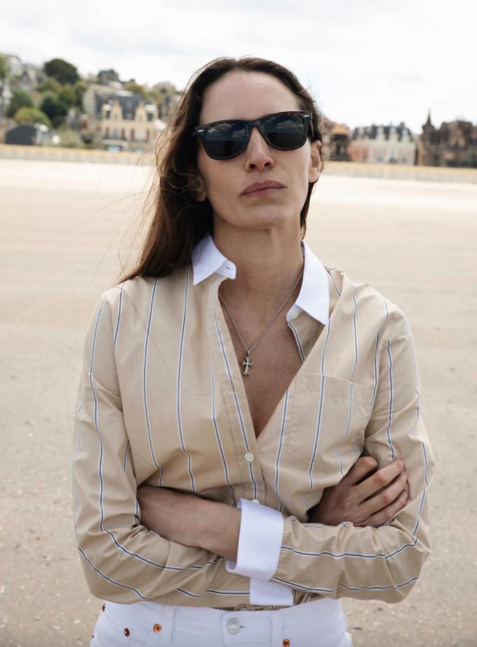 Chemise bicolore