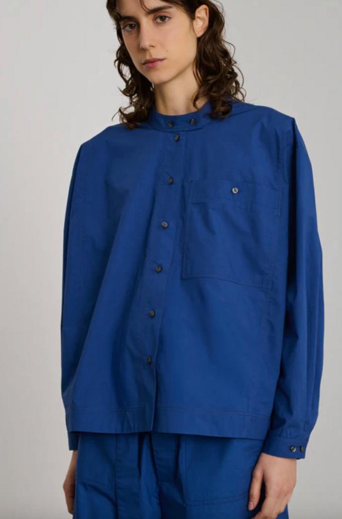 Chemise à col Mao boutonné