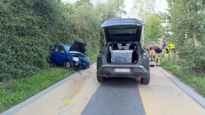 De impact van de botsing was enorm.