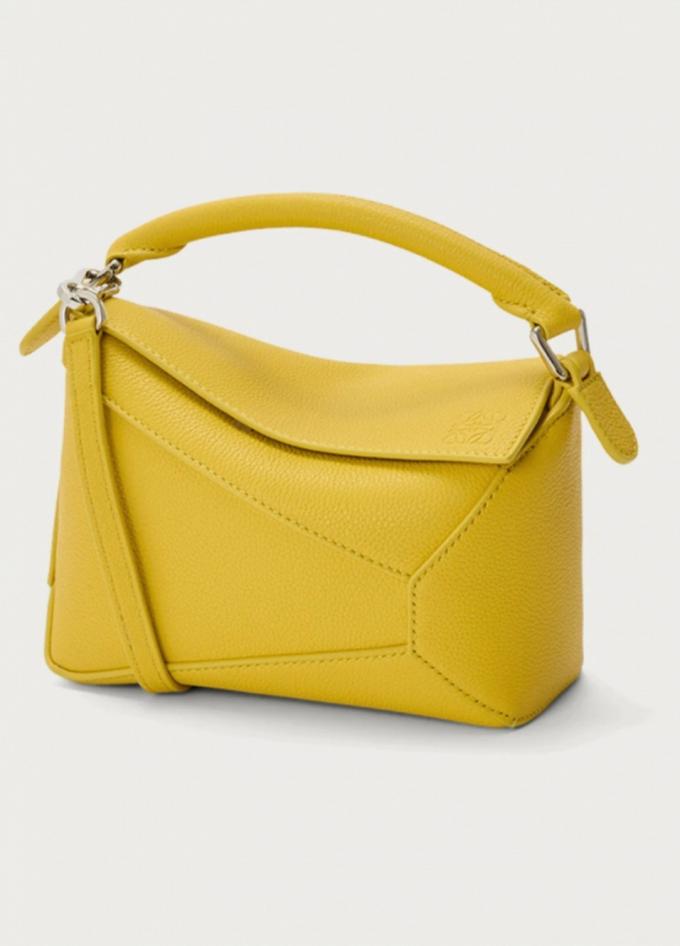 Sac à main jaune citron