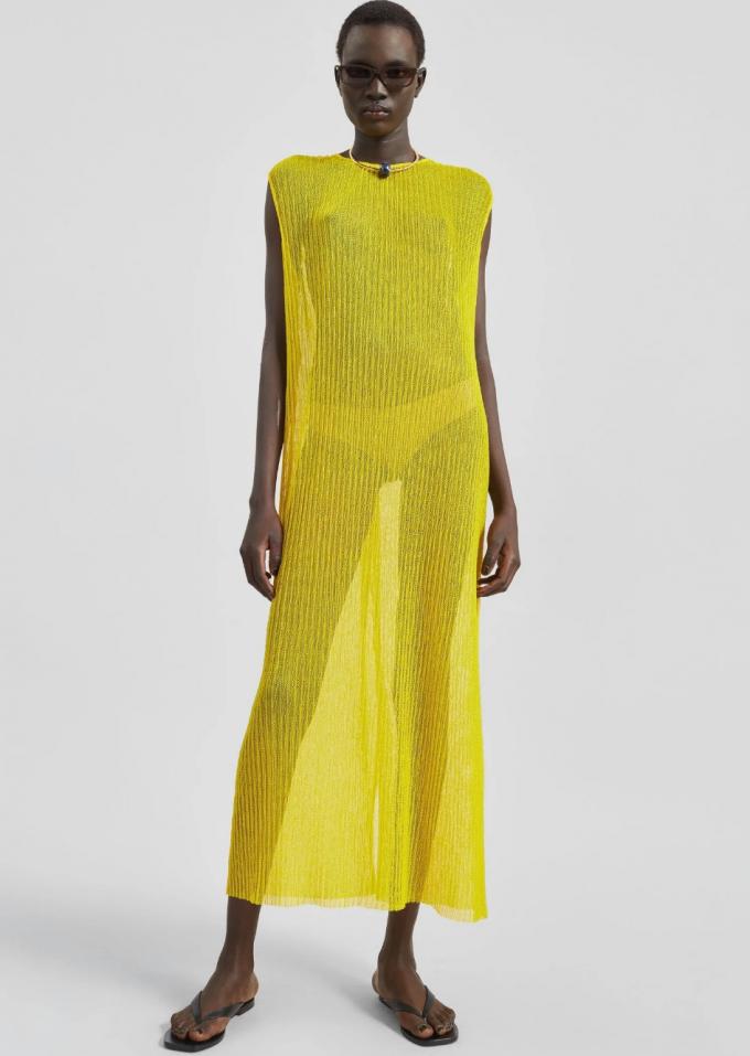 Robe transparente