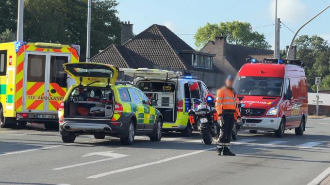De politie leidde het verkeer in goede banen.