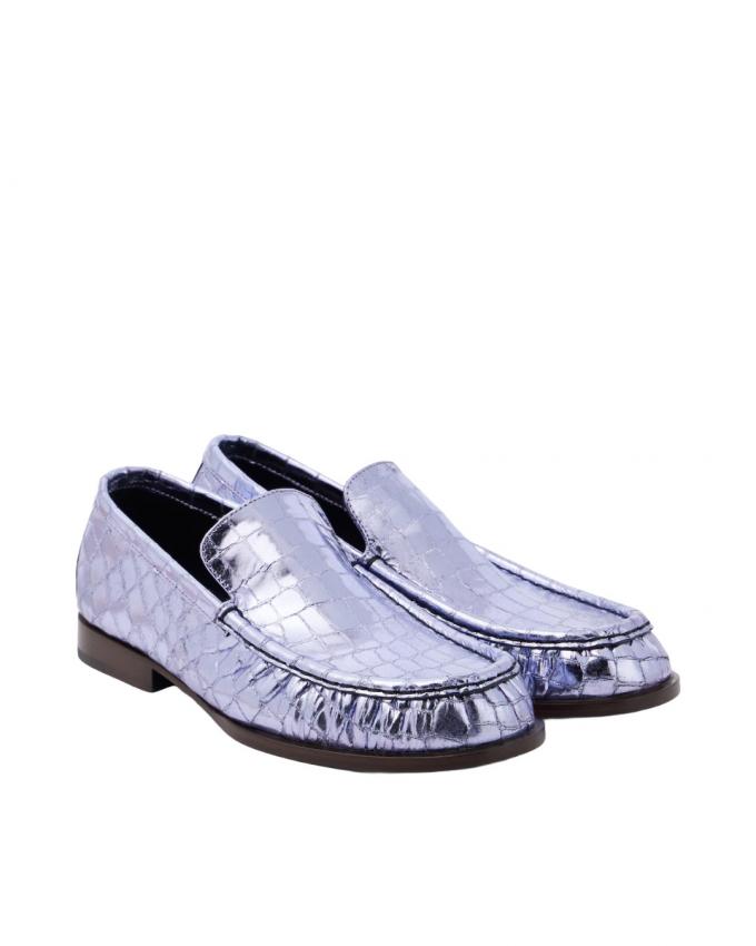 Metallic loafers