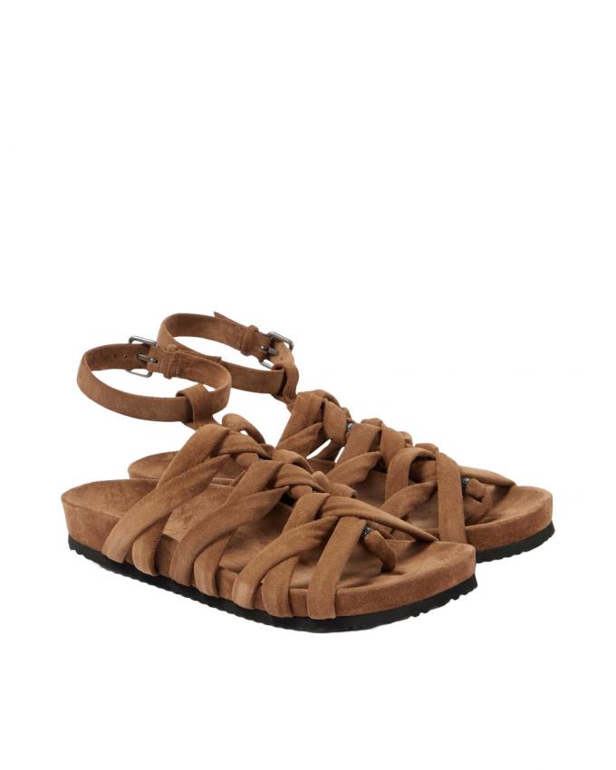Suède sandalen
