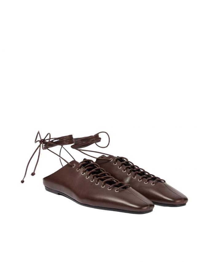 Ballerina's met rijgkoordjes