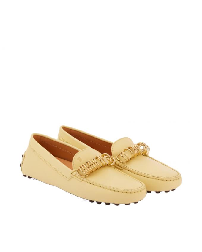 Loafers met gouden ringen