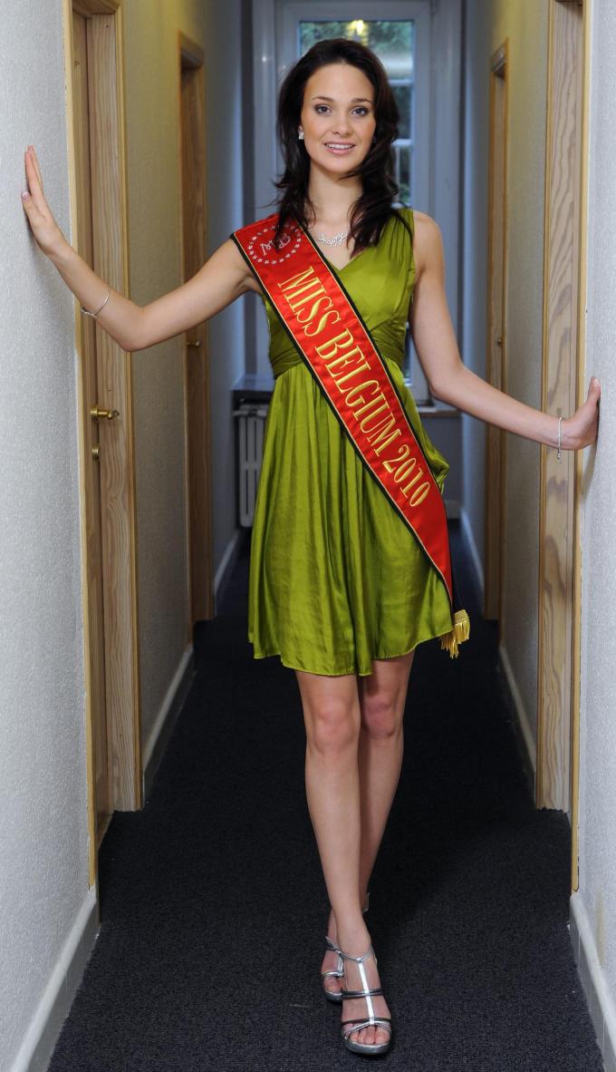 Cilou Annys in 2010, toen ze net de verkiezing gewonnen had.