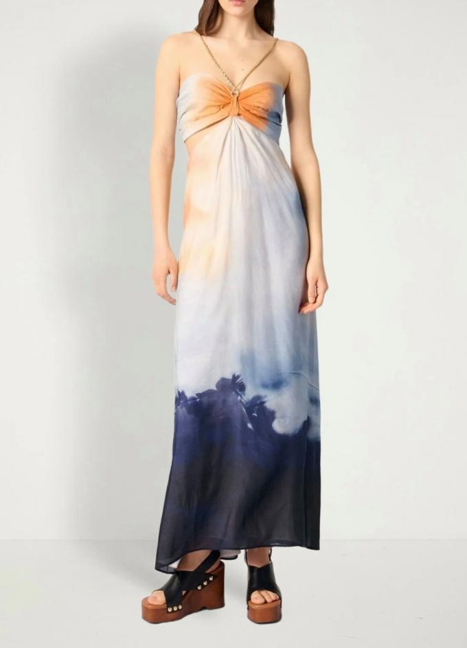 Robe avec découpes