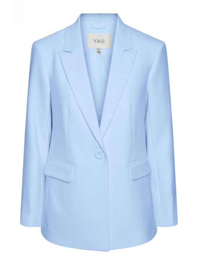 Lichtblauwe blazer 