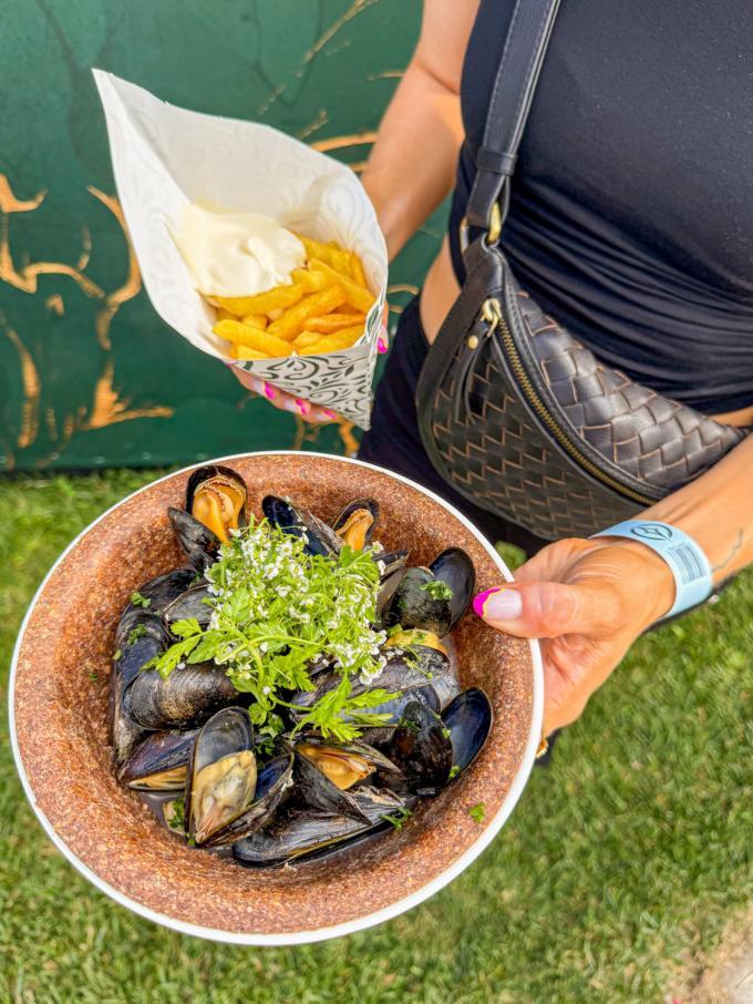 Les traditionnelles moules frites