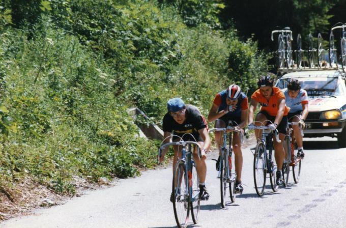 Vanhuysse werd 13de in de Tour de Féminin 1985.