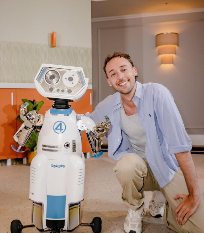 Ook de robot uit de film was van de partij.