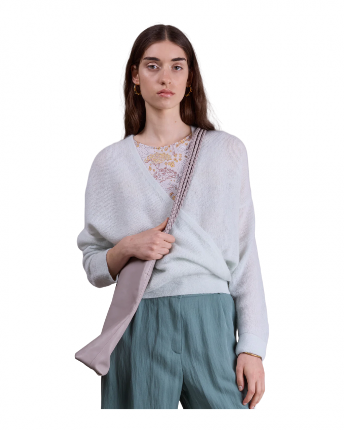 Lichtblauwe cache coeur