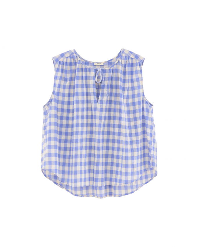 Blouse met vichy ruit