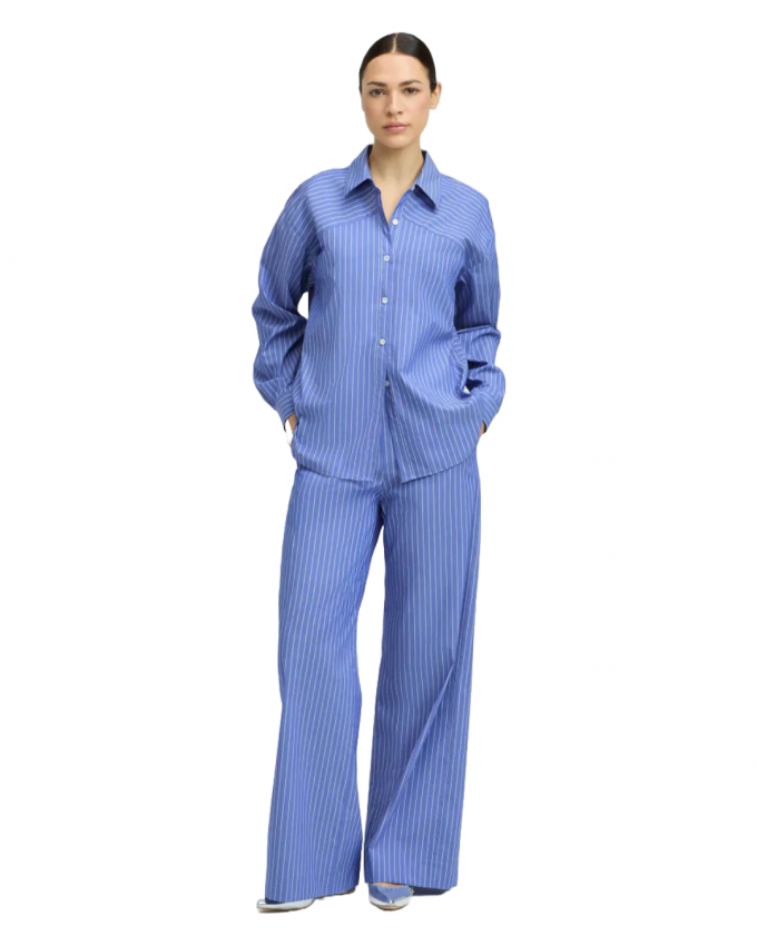Gestreepte hemd en pantalon