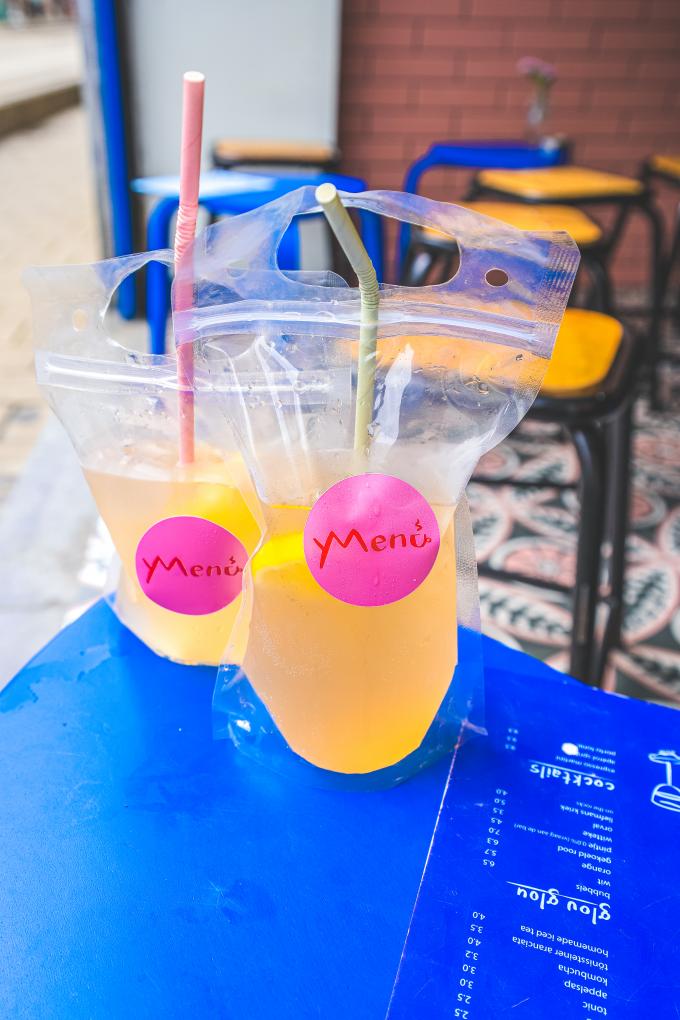 Mocktails in draagbare zakjes van Menu
