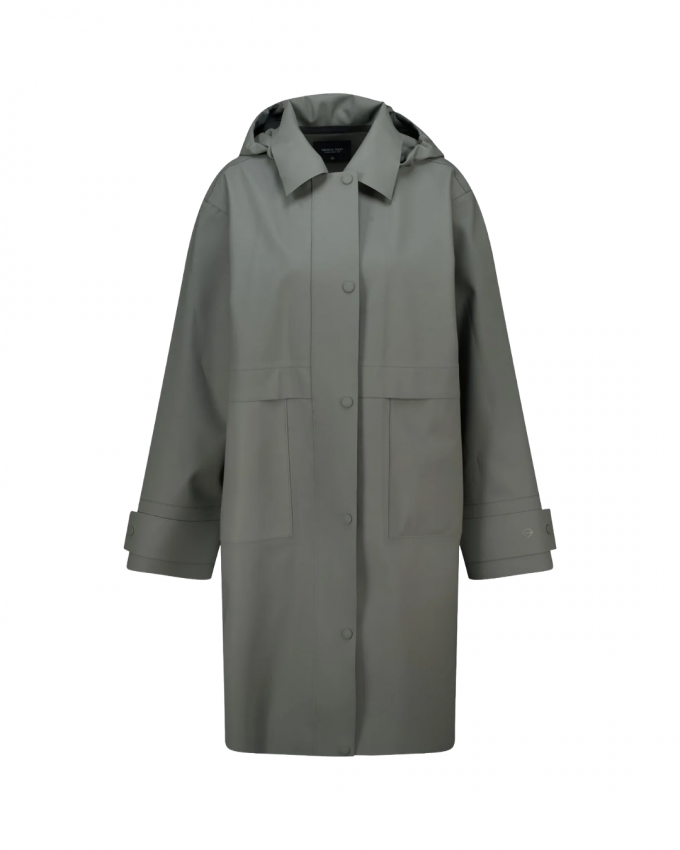 Regenmantel in antraciet