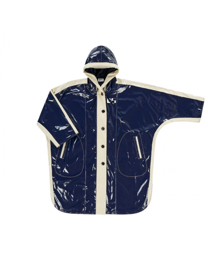 Tweekleurige regenjas