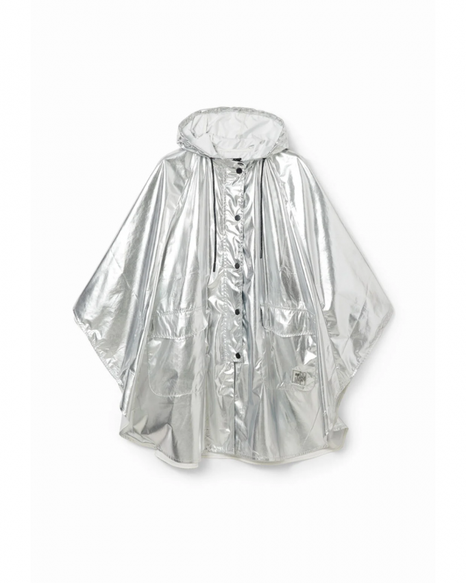 Metallic poncho