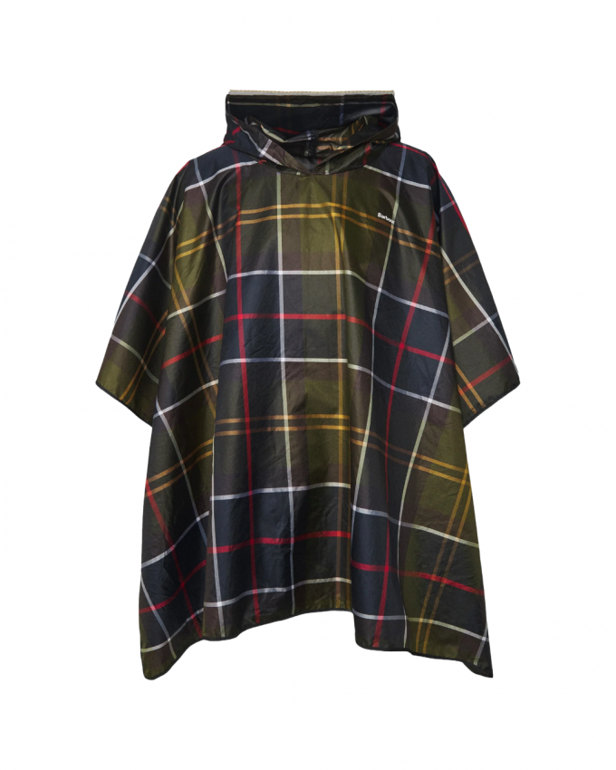 Tartan poncho