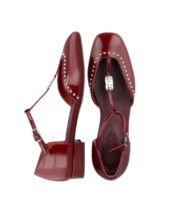 Bordeaux Mary Janes 