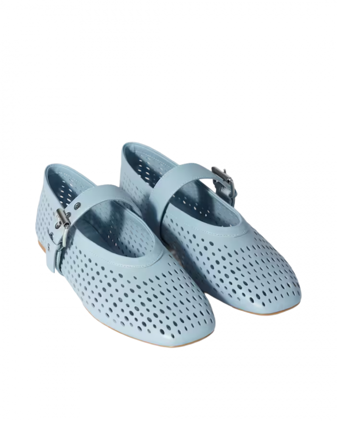 Babyblauwe ballerina's