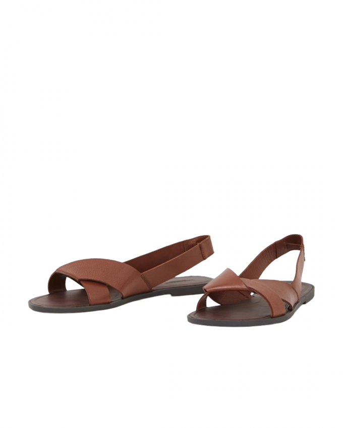 Bruine, leren sandalen