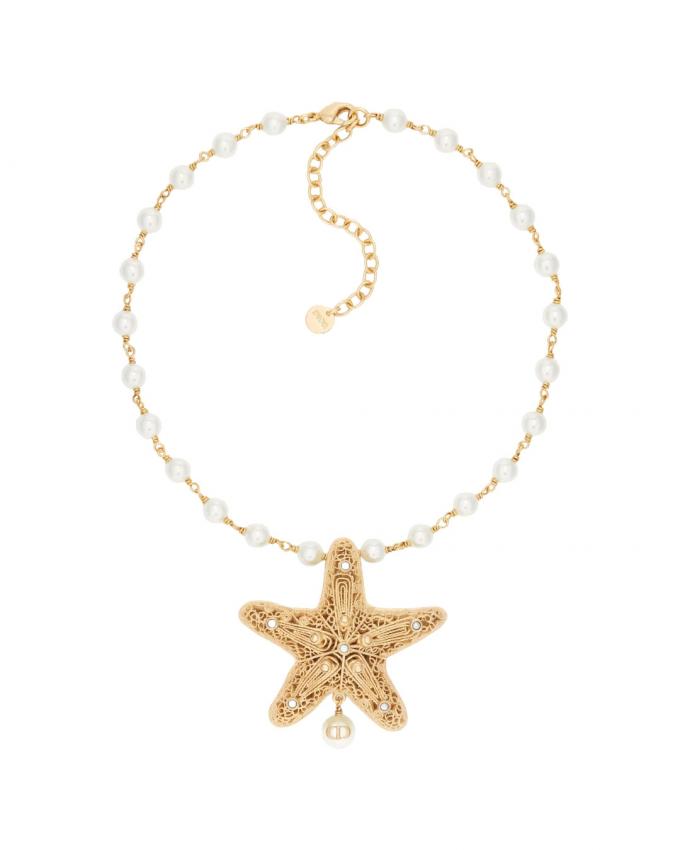 Korte halsketting met zeester