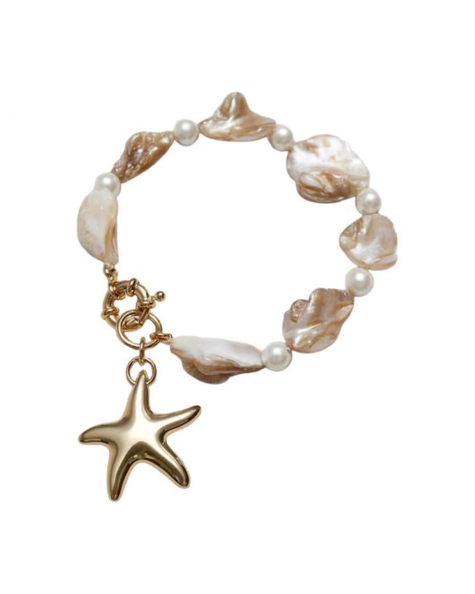 Armband met parels en zeester