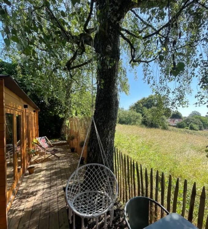 Cabane en bois à Lasne