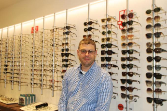 Stefan Somers had een goeie soldenperiode bij Optiek Somers.