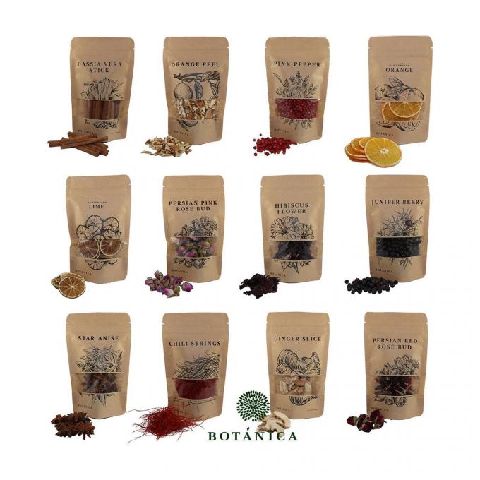 Gin botanicals