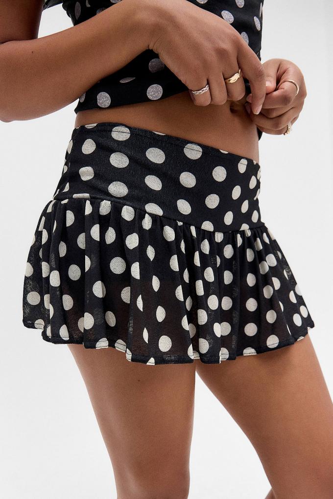 Jupe-short à pois
