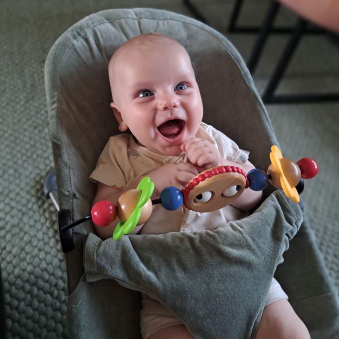 Vrolijke baby