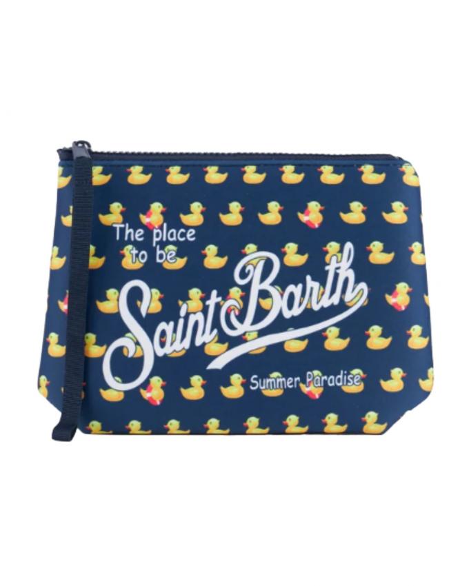 Pochette met eendenprint