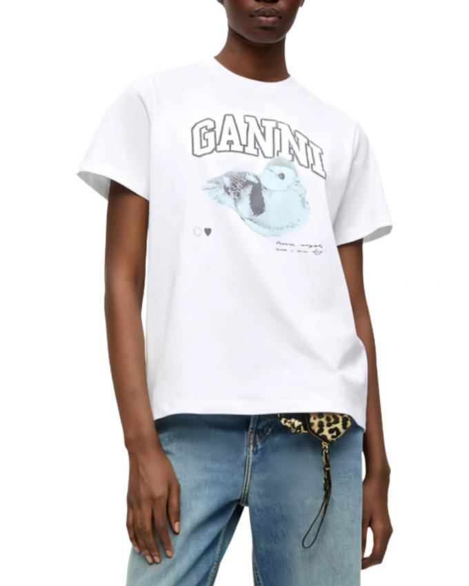 Katoenen T-shirt met eend