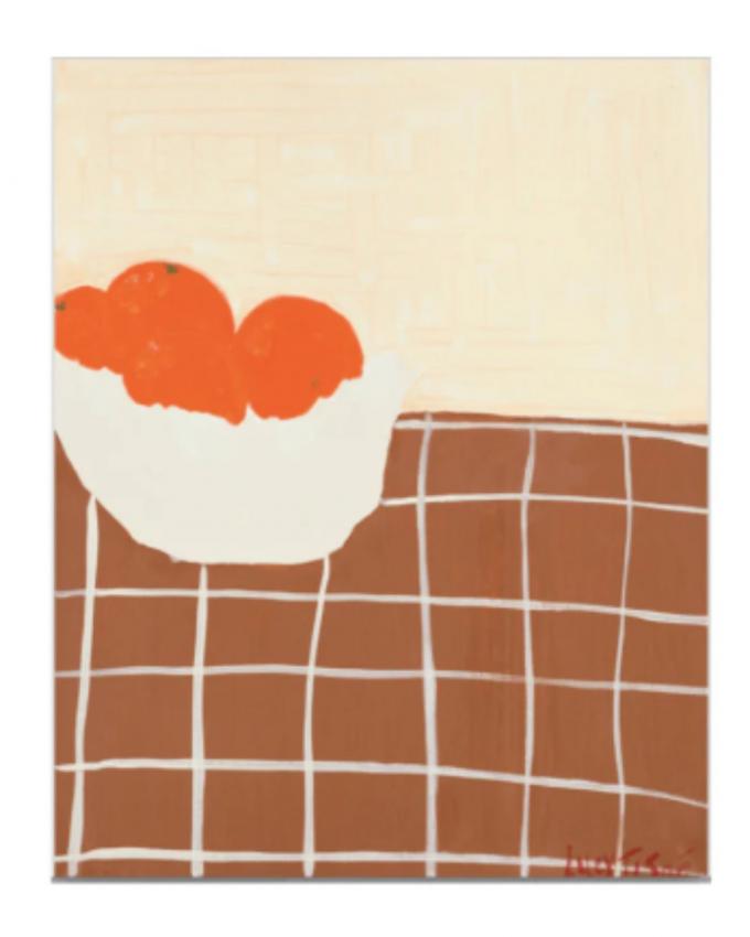 Print met sinaasappels