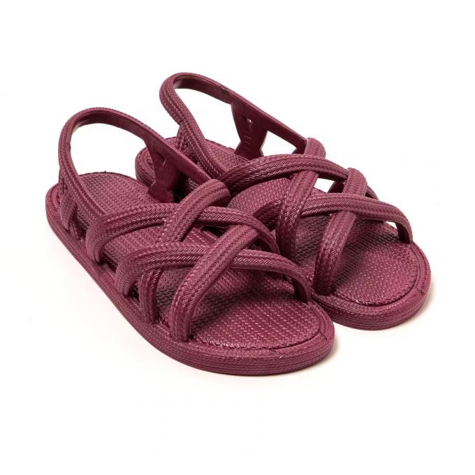 Bordeaux strandsandalen 