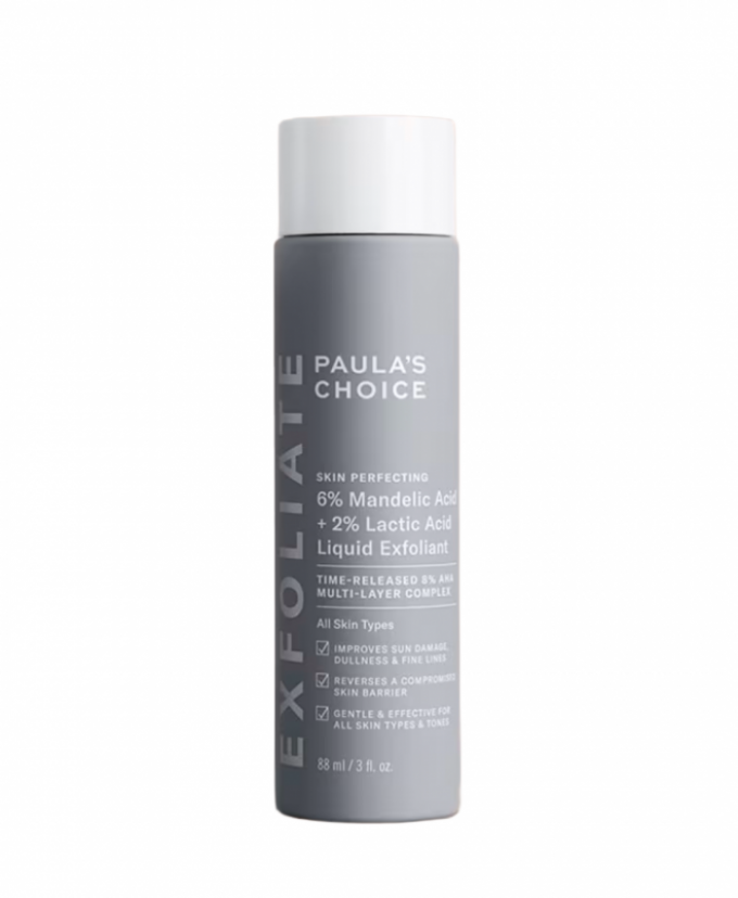 Un Skin Perfecting 6% Mandelic Acid + 2% BHA Liquid Exfoliant de Paula’s Choice (format complet, 88 ml)