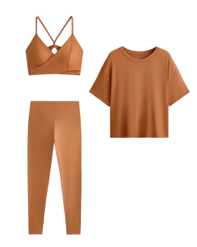 Gebrand oranje set 