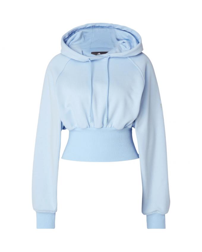 Babyblauwe hoodie