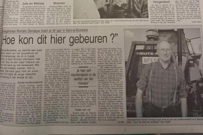 Landbouwer Romain Dendauw is geschokt door de affaire. (archief KW)