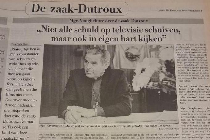 In een interview met deze krant laat Roger Vangheluwe zijn licht schijnen op de affaire-Dutroux. (archief KW)