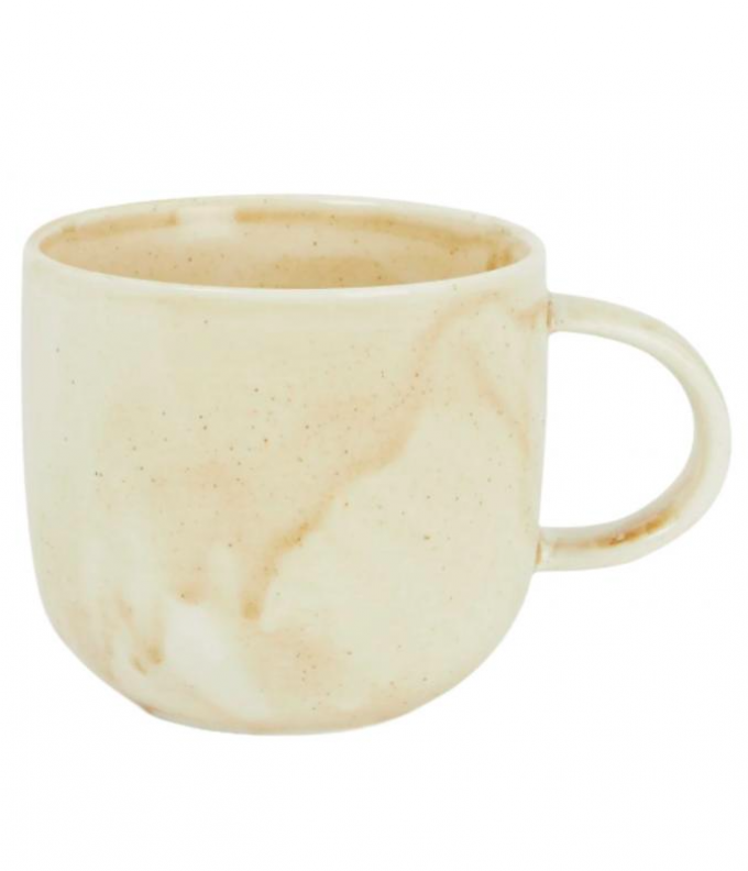Tasse à café couleur vanille